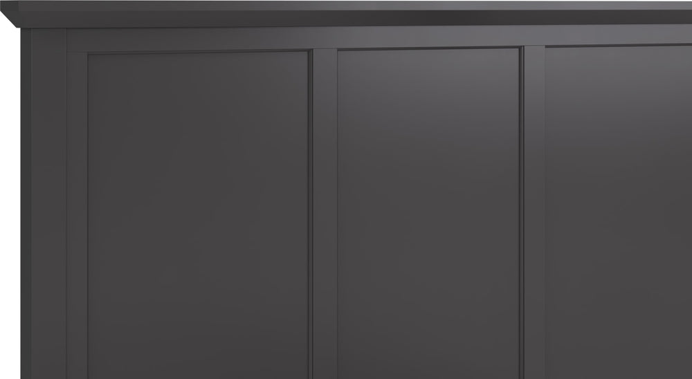 Grace California King-size Four Drawer Platform Storage Bed in Raven Black – view 18
