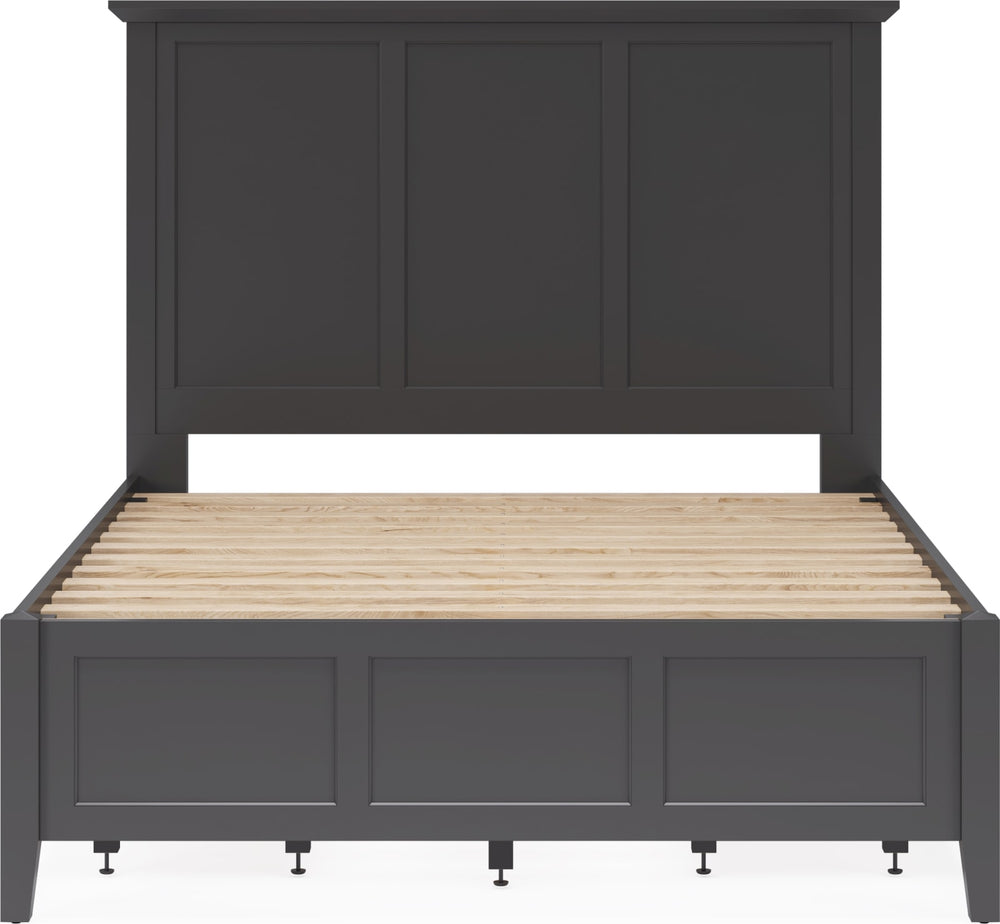 Grace Full-size Four Drawer Platform Storage Bed in Raven Black – view 6