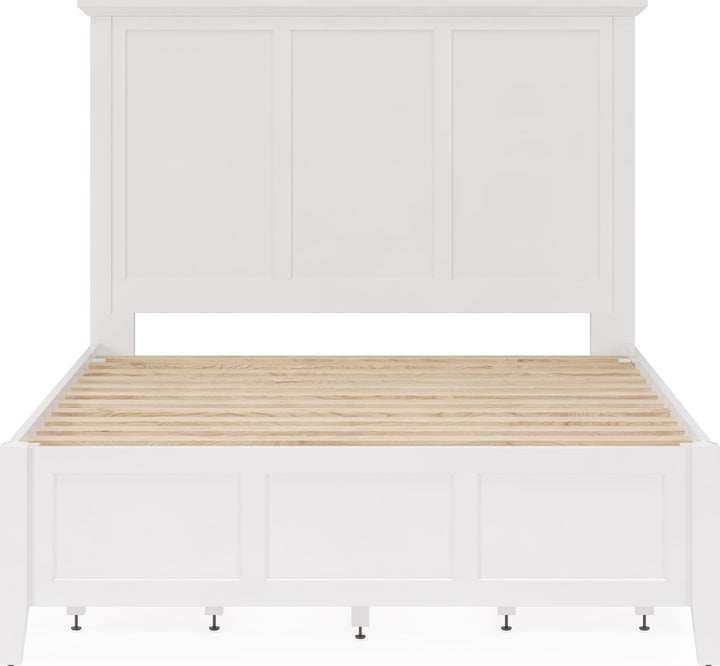 Grace Four Drawer King-size Platform Storage Bed in Snowfall White – view 11