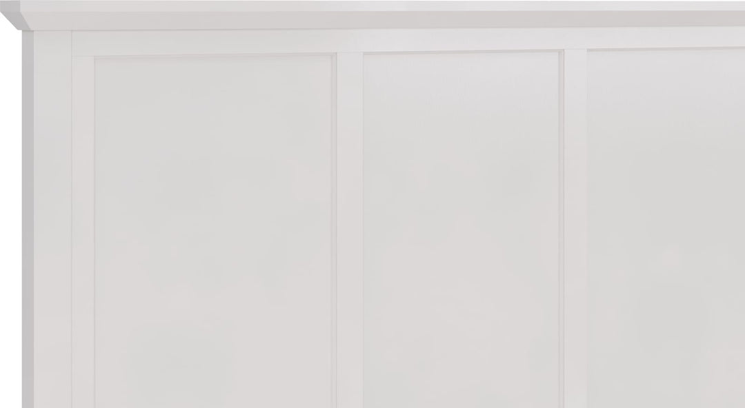 Grace Four Drawer Queen-size Platform Storage Bed in Snowfall White – view 12