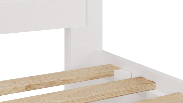 Grace Four Drawer California King-size Platform Storage Bed in Snowfall White – view 5