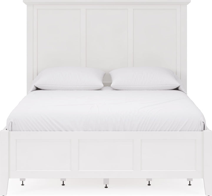 Grace Four Drawer California King-size Platform Storage Bed in Snowfall White – view 8