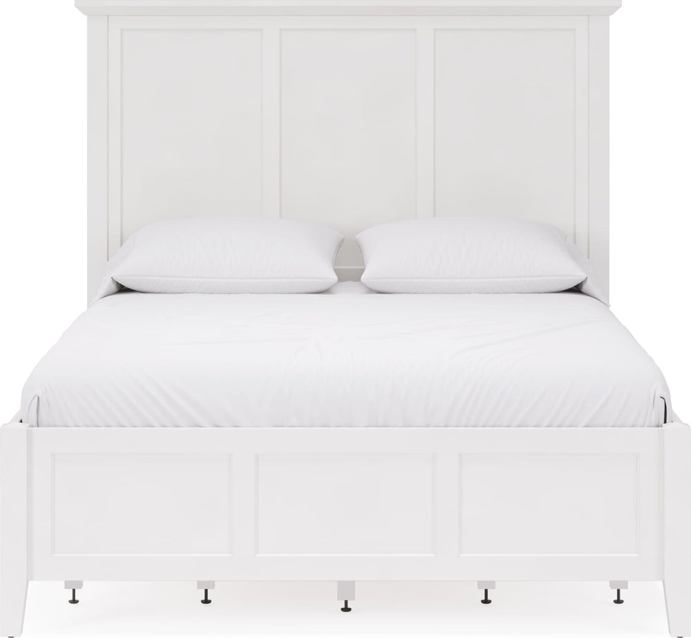 Grace Four Drawer California King-size Platform Storage Bed in Snowfall White – view 8