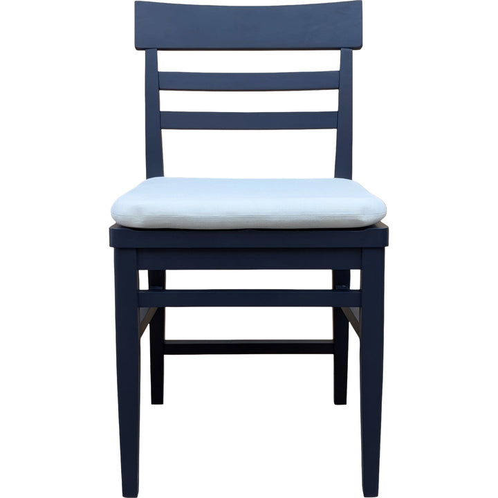 Grace Ladder Back Dining Side Chair in Blueberry
