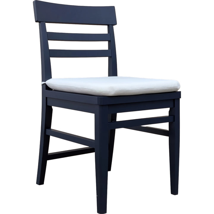 Grace Ladder Back Dining Side Chair in Blueberry