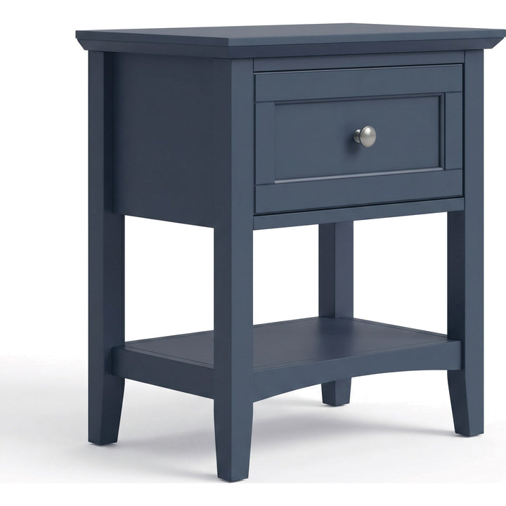 Grace Small One Drawer Nightstand in Blueberry
