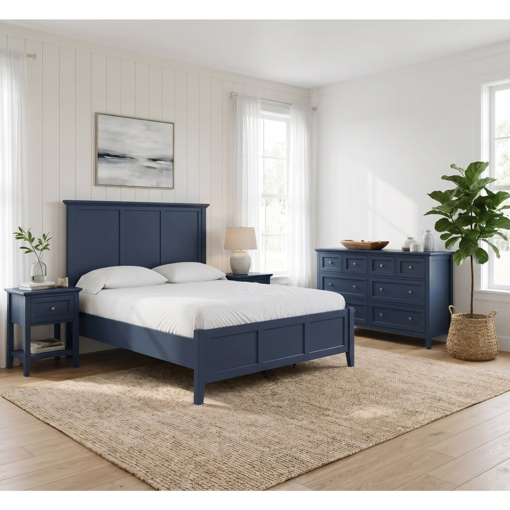Grace Small One Drawer Nightstand in Blueberry