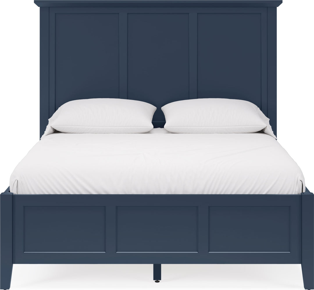Grace King-size Three Panel Bed in Blueberry – view 2
