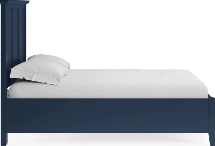 Grace Three Panel Bed in Blueberry – view 4
