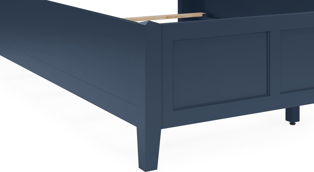 Grace Three Panel Bed in Blueberry – view 5