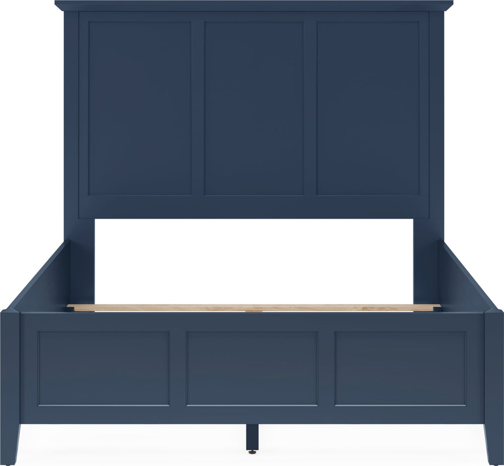 Grace Queen-size Three Panel Bed in Blueberry – view 6