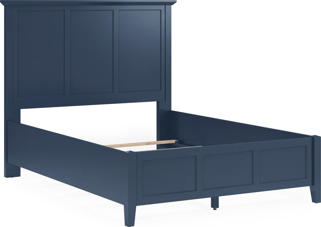 Grace Three Panel Bed in Blueberry – view 7