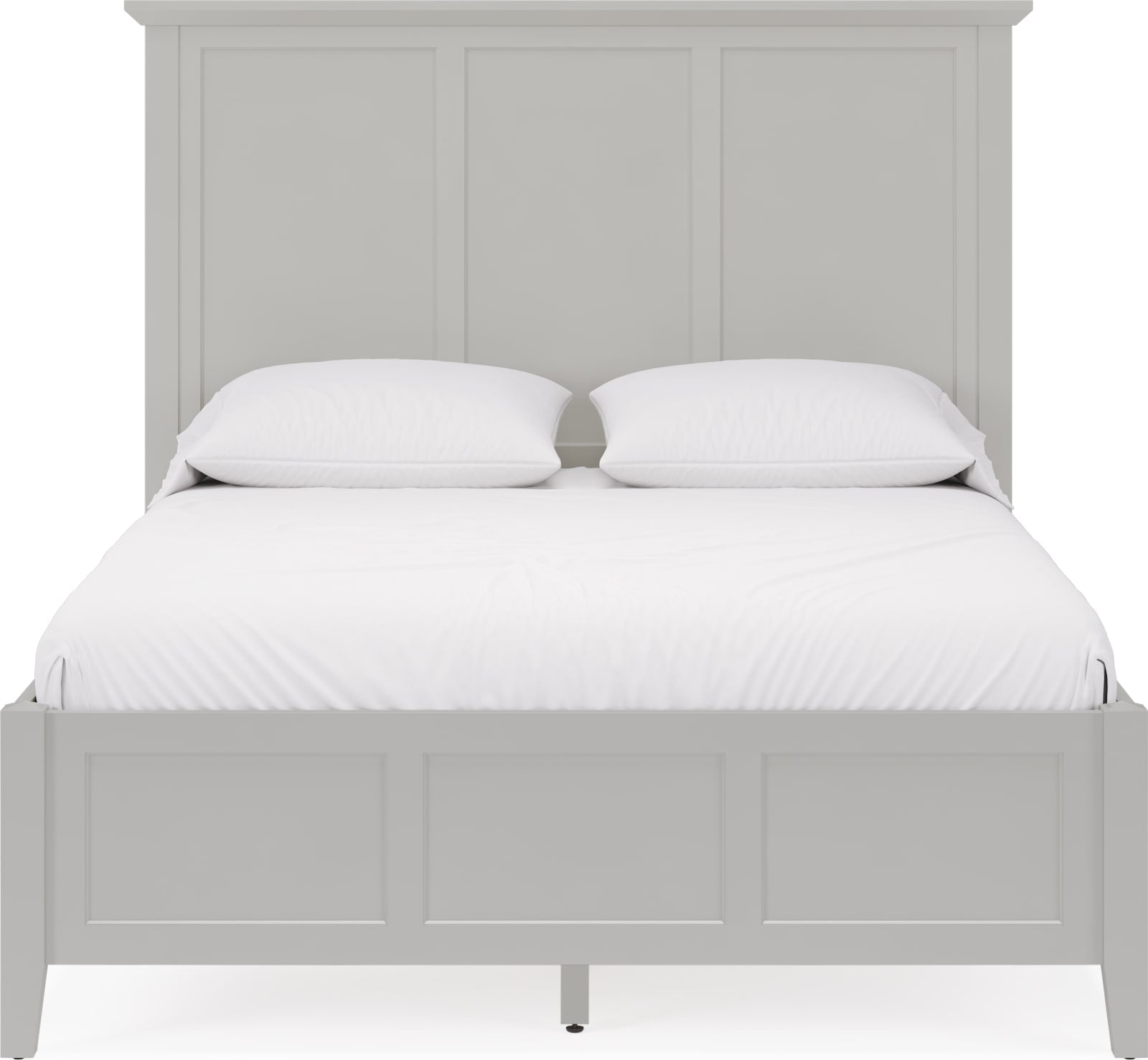 Grace Full-size Three Panel Bed in Elephant Grey – view 2