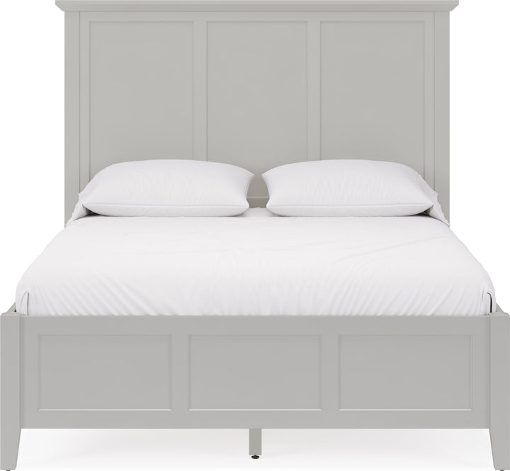 Grace Full-size Three Panel Bed in Elephant Grey – view 2