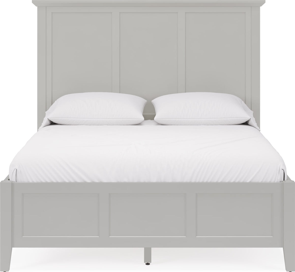 Grace Three Panel Bed in Elephant Grey view 2