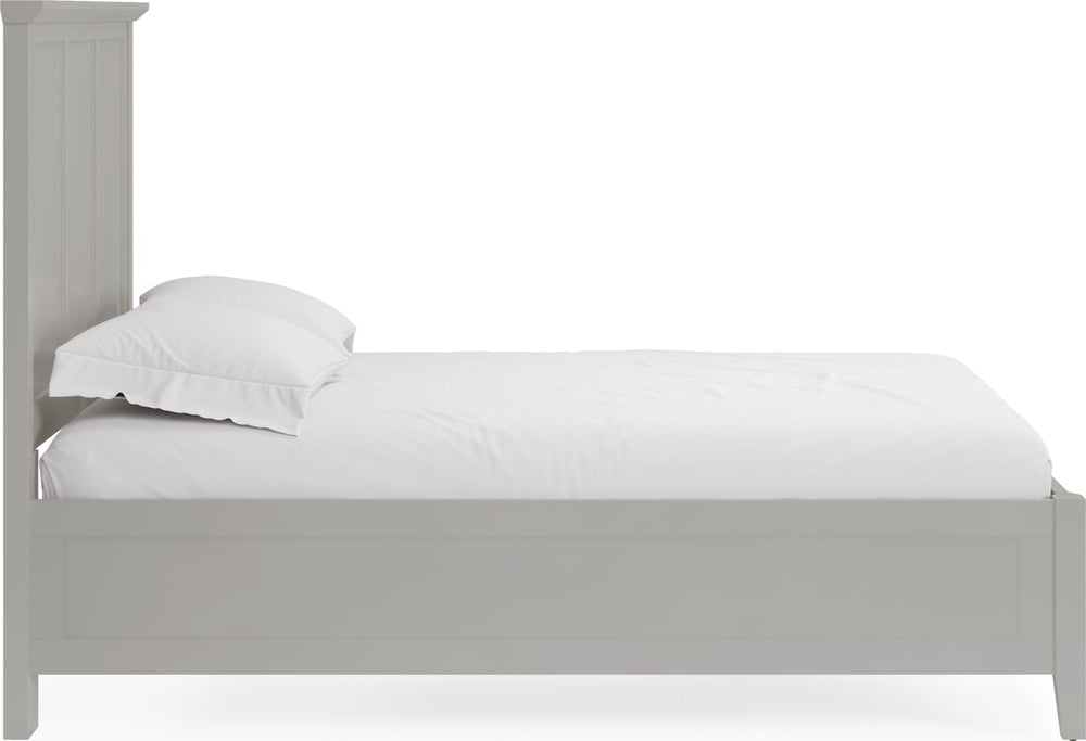 Grace Full-size Three Panel Bed in Elephant Grey – view 4