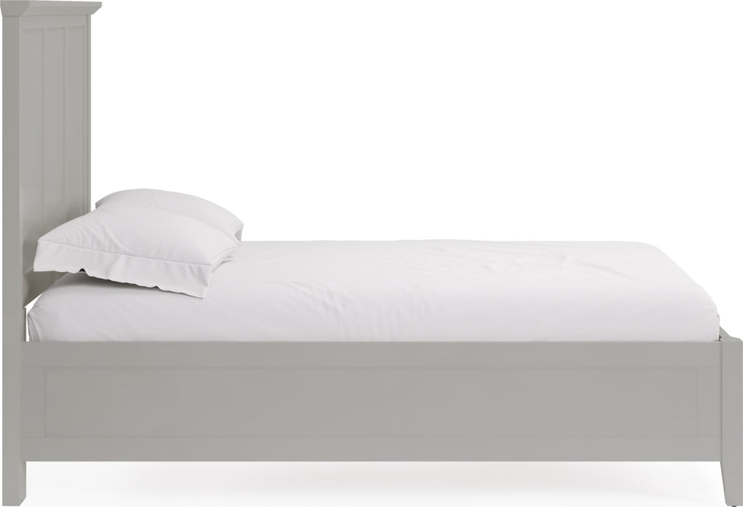 Grace Full-size Three Panel Bed in Elephant Grey – view 4