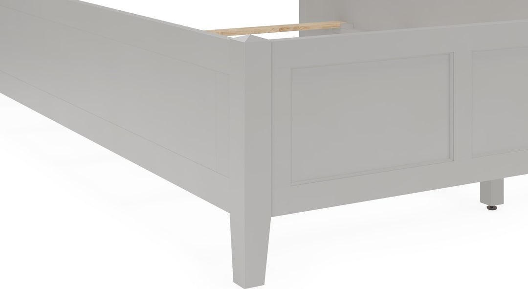 Grace Full-size Three Panel Bed in Elephant Grey – view 5