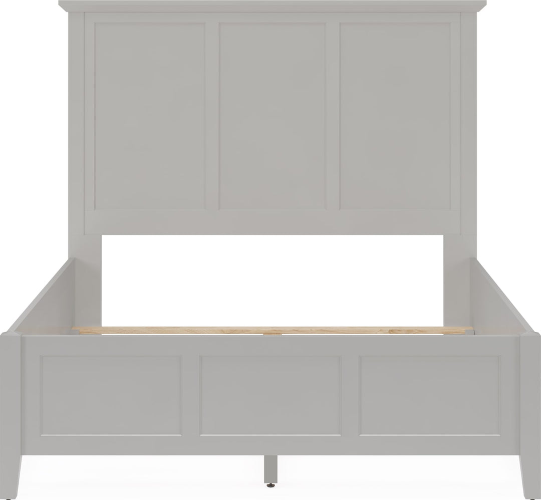 Grace Three Panel Bed in Elephant Grey – view 6