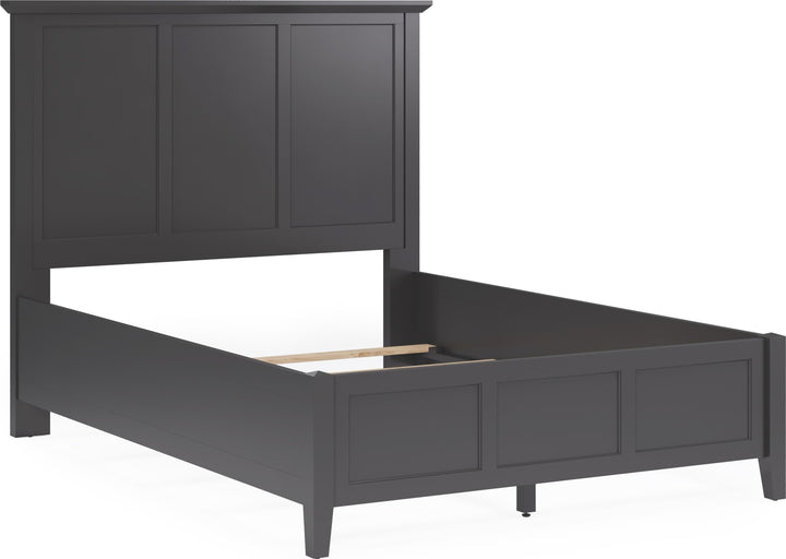 Grace King-size Three Panel Bed in Raven Black – view 2