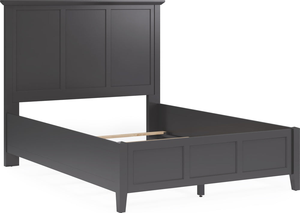 Grace King-size Three Panel Bed in Raven Black – view 2