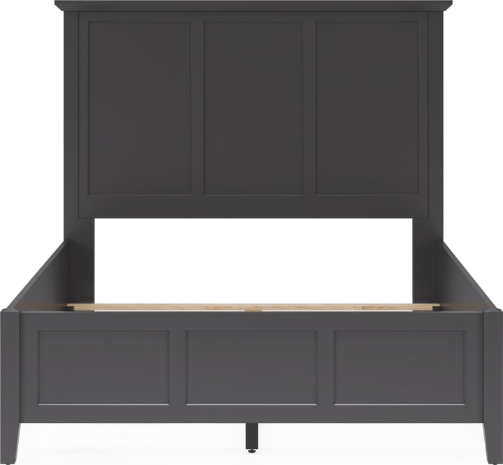 Grace Queen-size Three Panel Bed in Raven Black – view 6