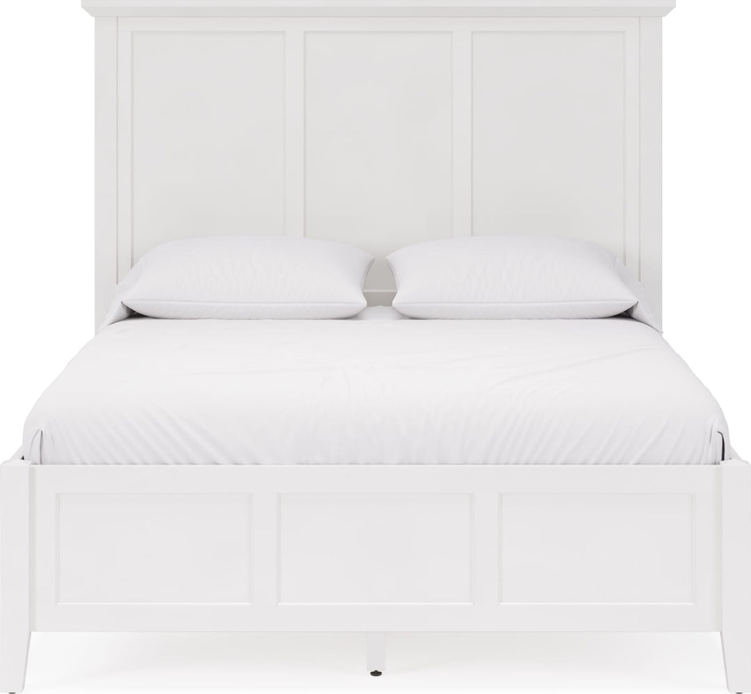 Grace Full-size Three Panel Bed in Snowfall White – view 3