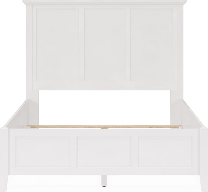 Grace King-size Three Panel Bed in Snowfall White – view 6