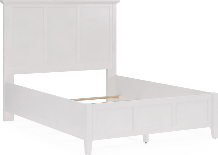 Grace Full-size Three Panel Bed in Snowfall White – view 8