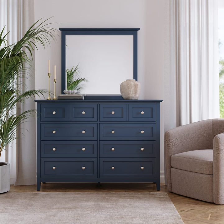 Grace Wall or Dresser Mirror in Blueberry – view 6
