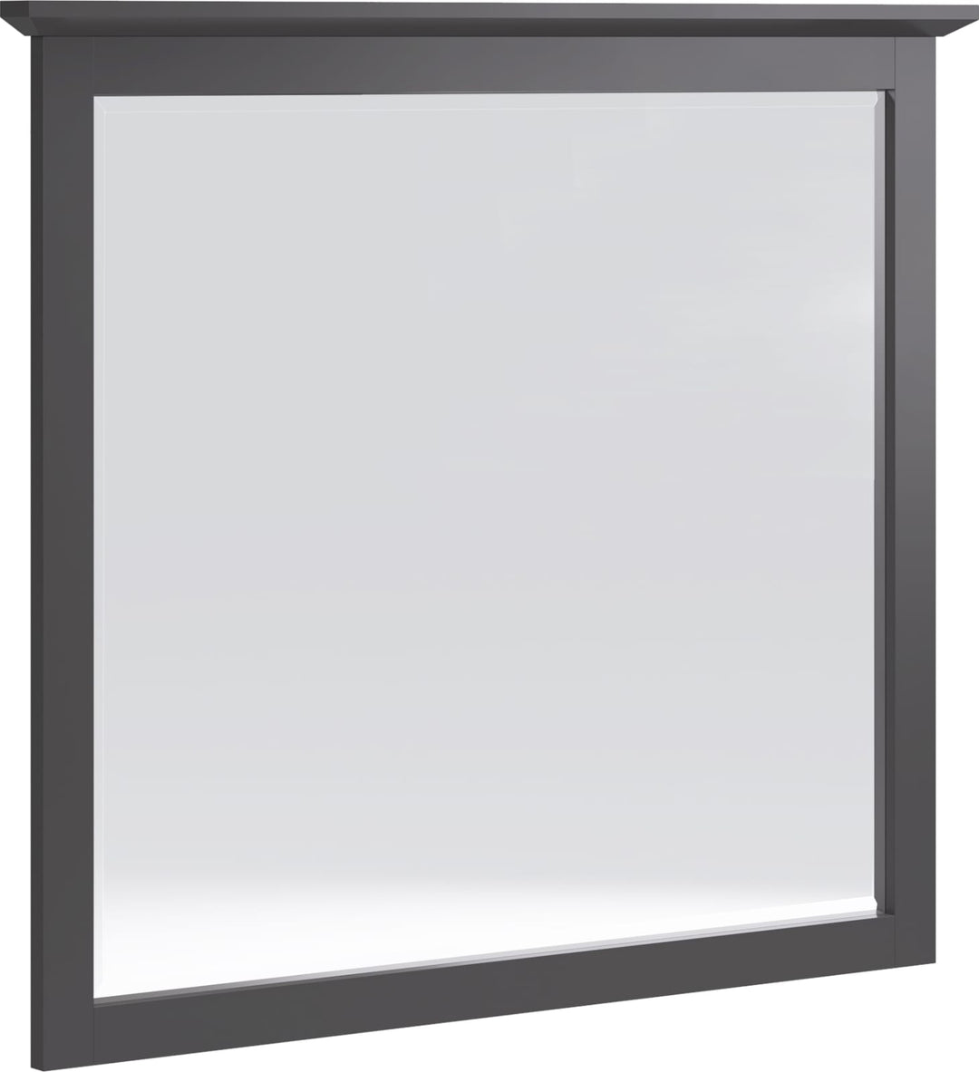 Grace Wall or Dresser Mirror in Raven Black – view 2