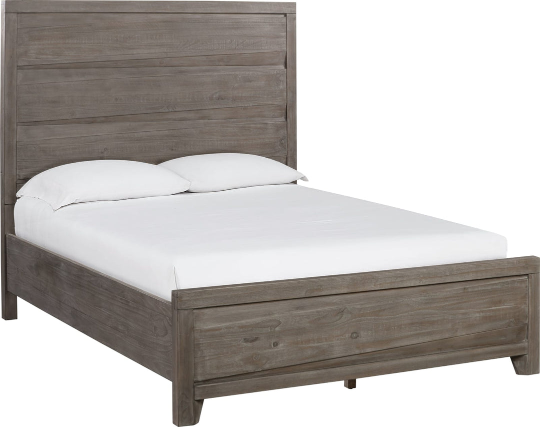 Hearst Solid Wood Queen-Size Panel Bed in Sahara Tan – view 5