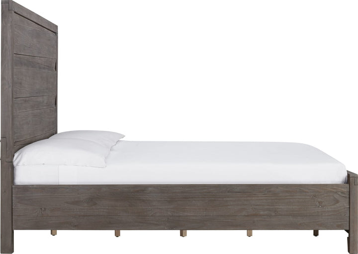 Hearst Solid Wood Queen-Size Panel Bed in Sahara Tan – view 7