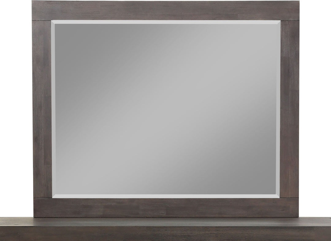 Heath Beveled Glass Mirror in Basalt Grey – view 3