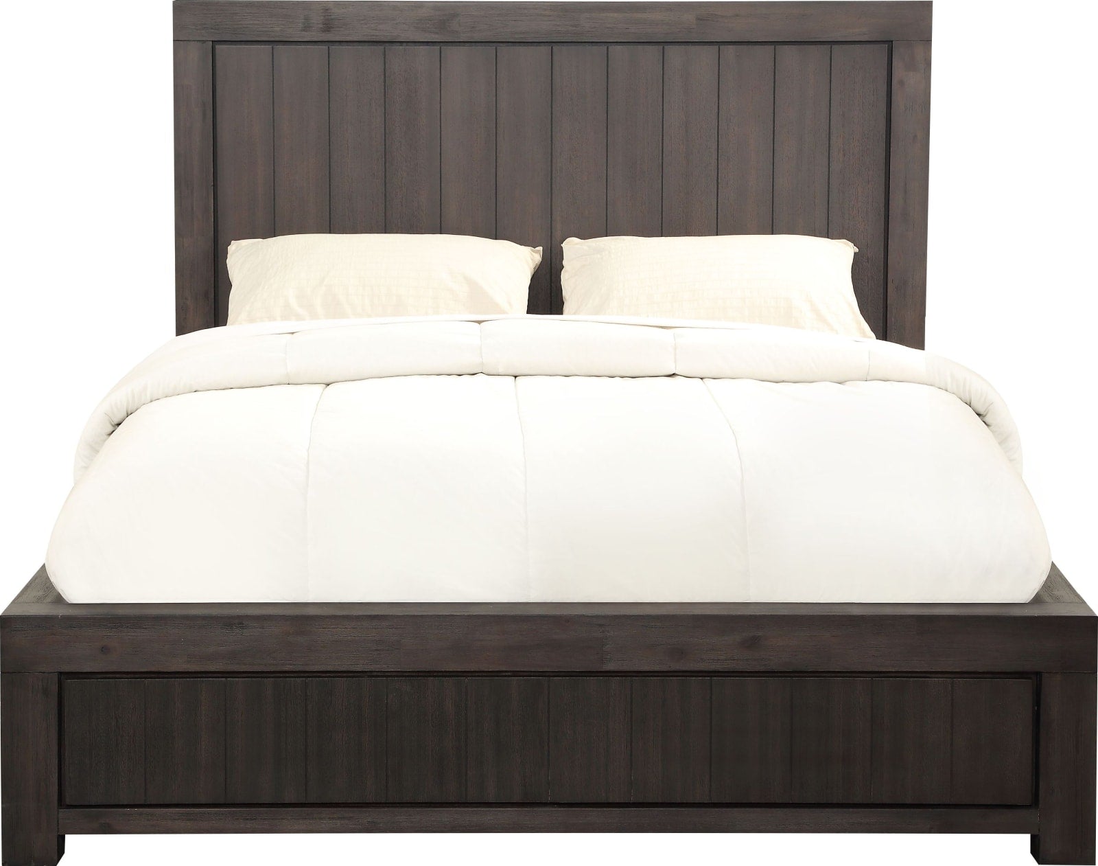 Heath Queen-Size Platform Bed in Basalt Grey – view 2