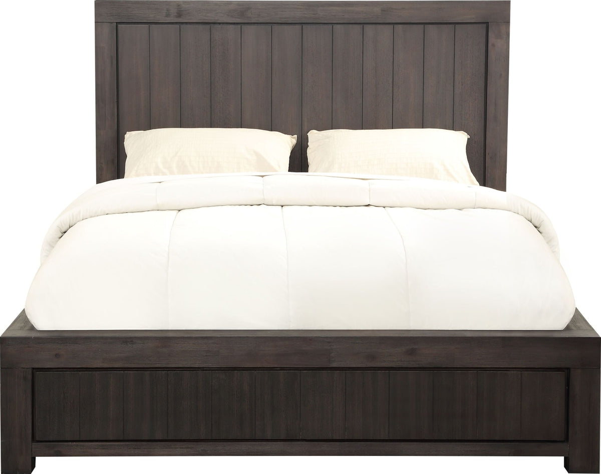 Heath Queen-Size Platform Bed in Basalt Grey view 2