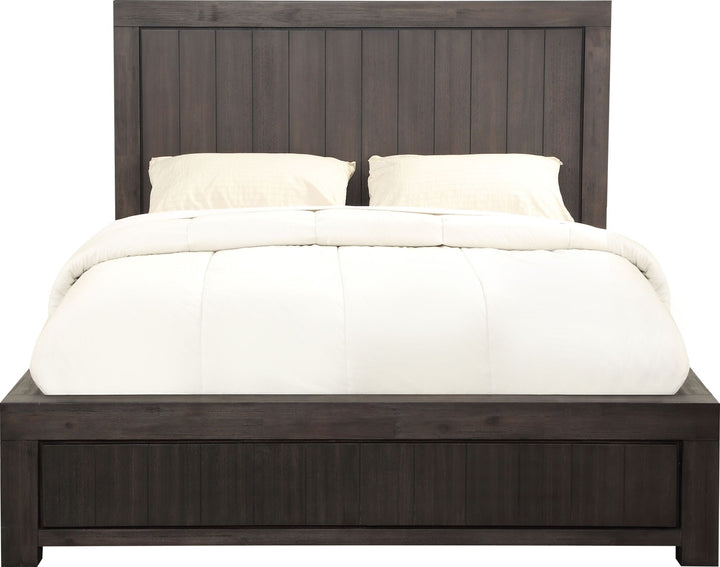 Heath California King-Size Platform Bed in Basalt Grey – view 2