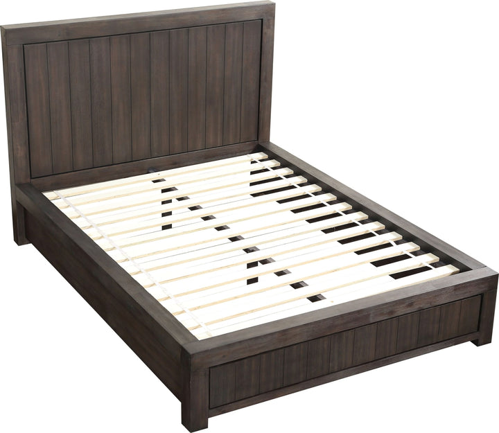 Heath King-Size Platform Bed in Basalt Grey – view 4