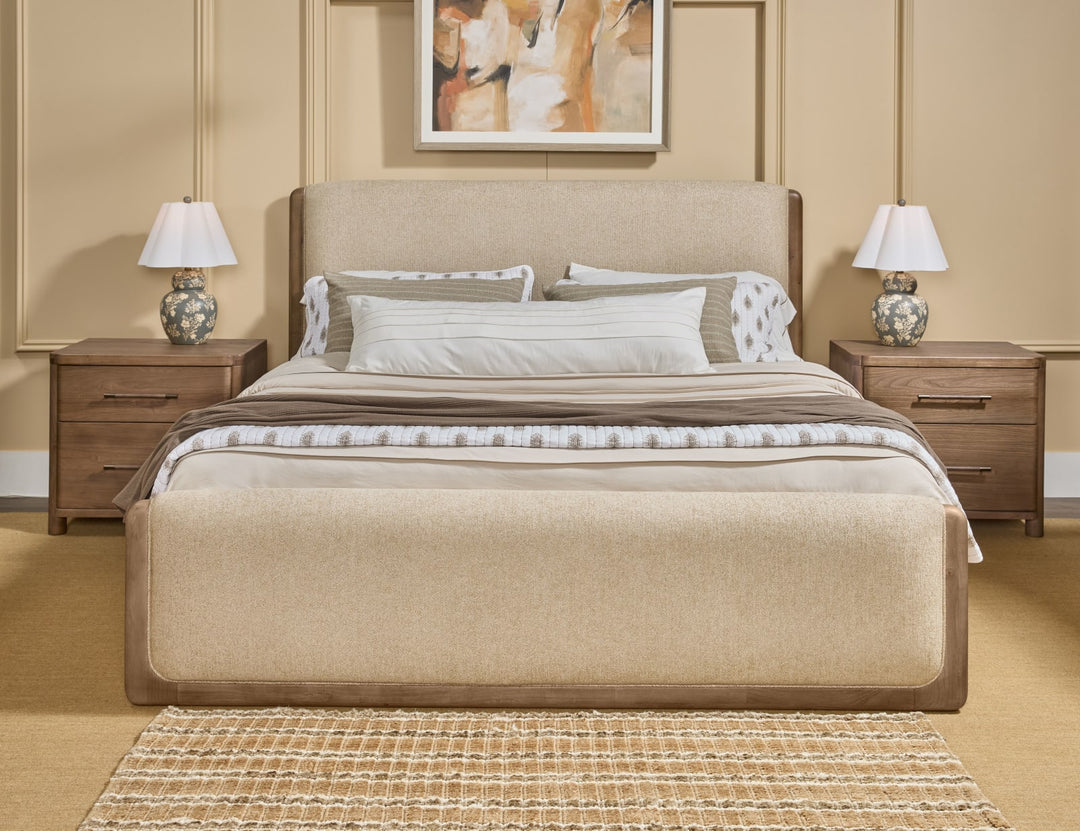 Hollis Uph QN Bed - Swtr/C Glw – view 2