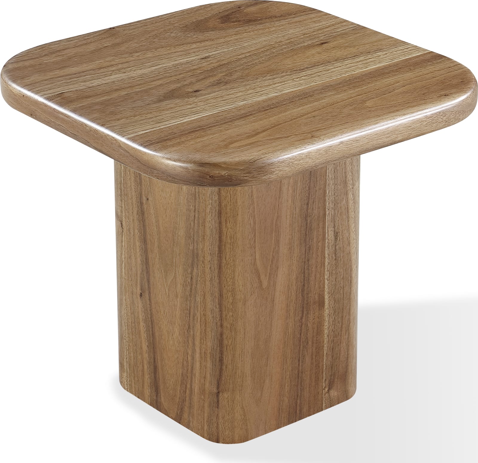 Juba Walnut End Table in Mongoose – view 2