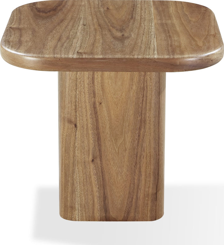 Juba Walnut End Table in Mongoose – view 4