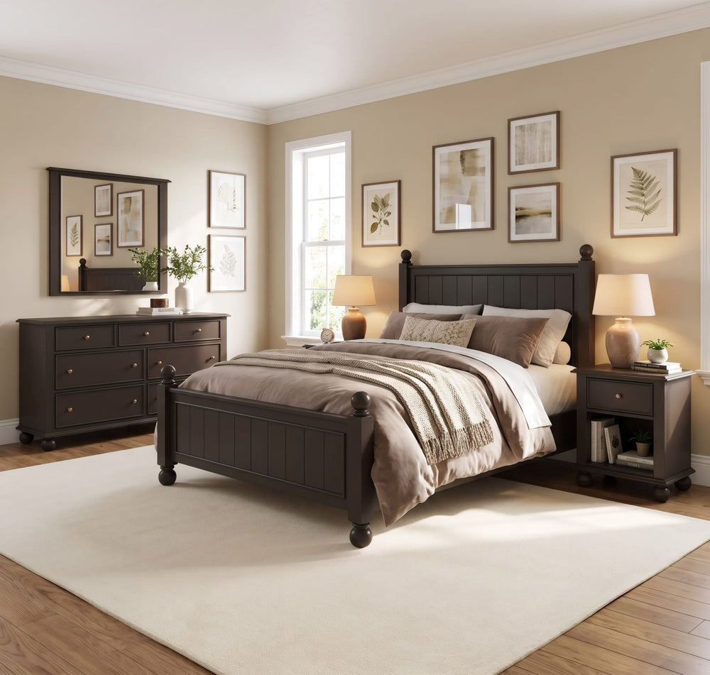 Kellie KG Panel Bed - Bourbon – view 5