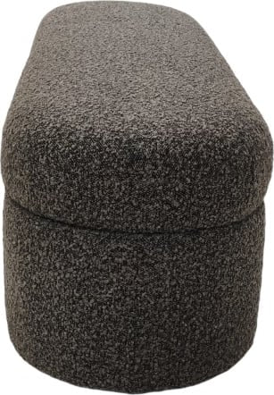Kiki Upholstered Hinged Storage Bench in Pumpernickel Boucle (2026) – view 6