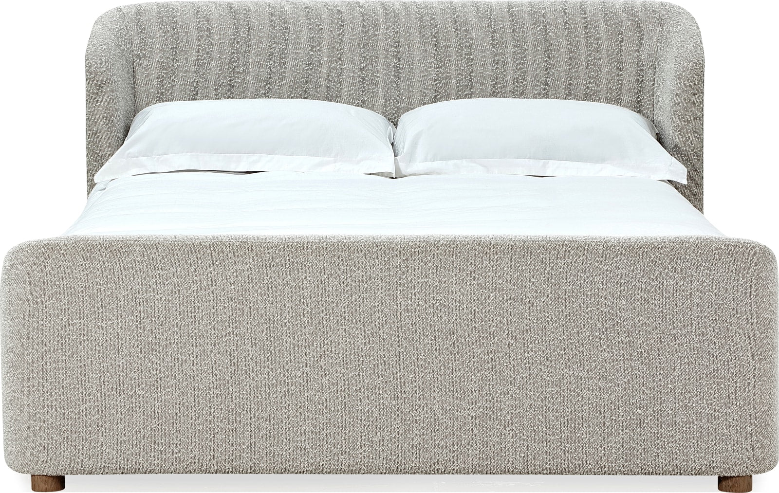 Kiki King-size Upholstered Platform Bed in Cotton Ball Boucle (2026) – view 2