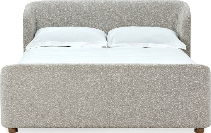 Kiki King-size Upholstered Platform Bed in Cotton Ball Boucle (2026) – view 2
