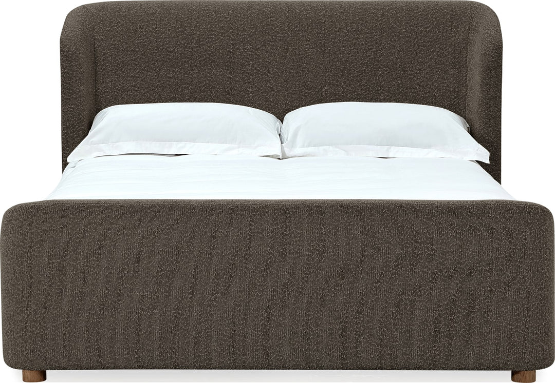 Kiki Upholstered Platform Bed in Pumpernickel Boucle (2026) – view 6