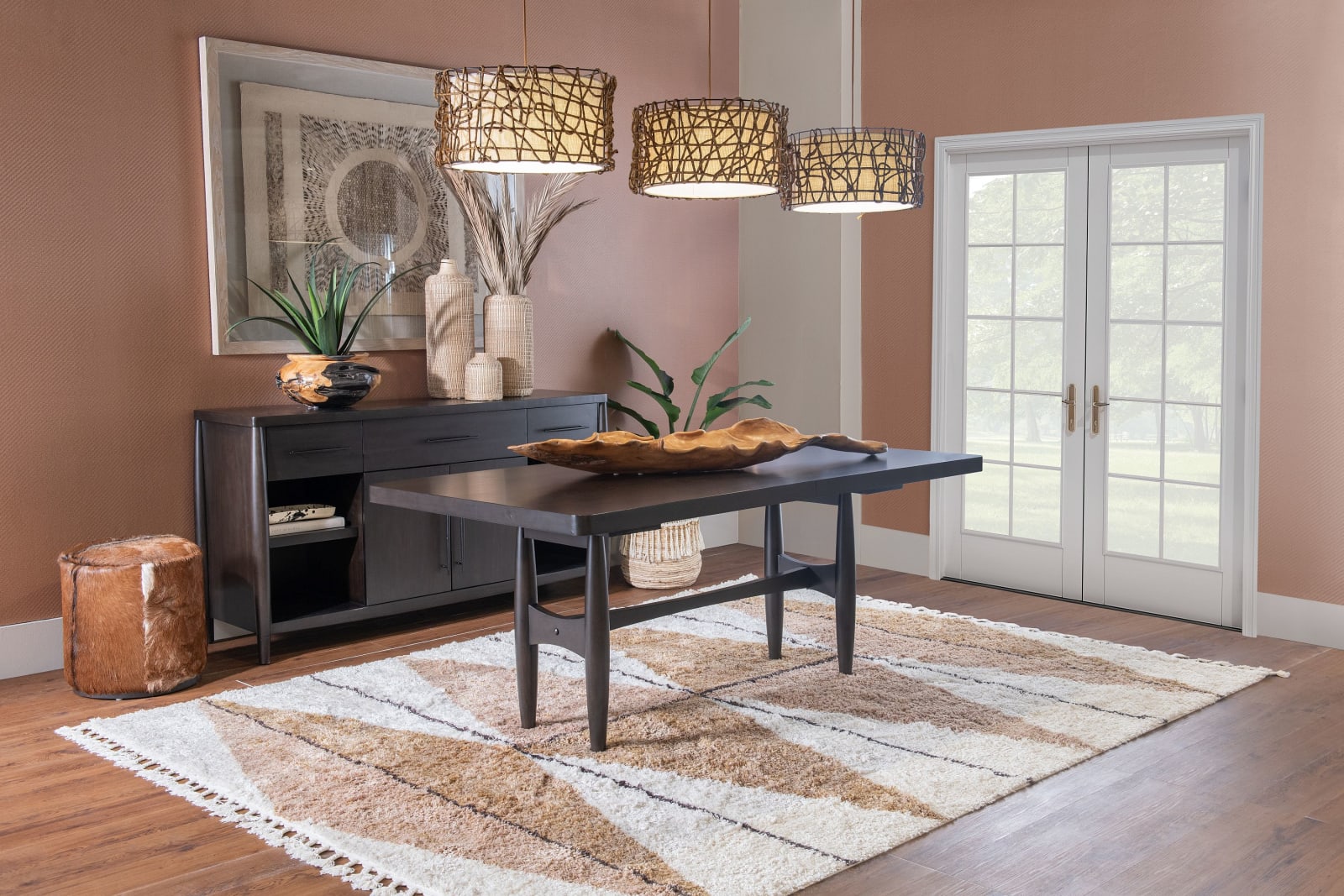 Koko Extendable Rectangular Dining Table in Minx