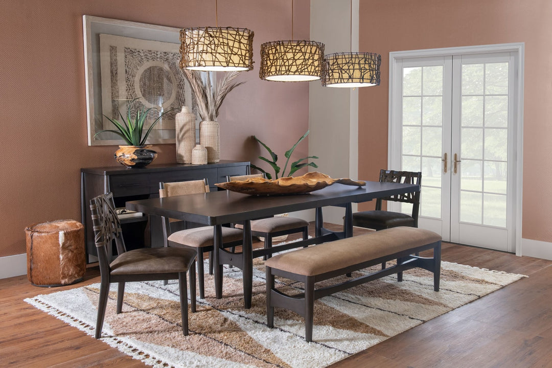 Koko Extendable Rectangular Dining Table in Minx – view 11
