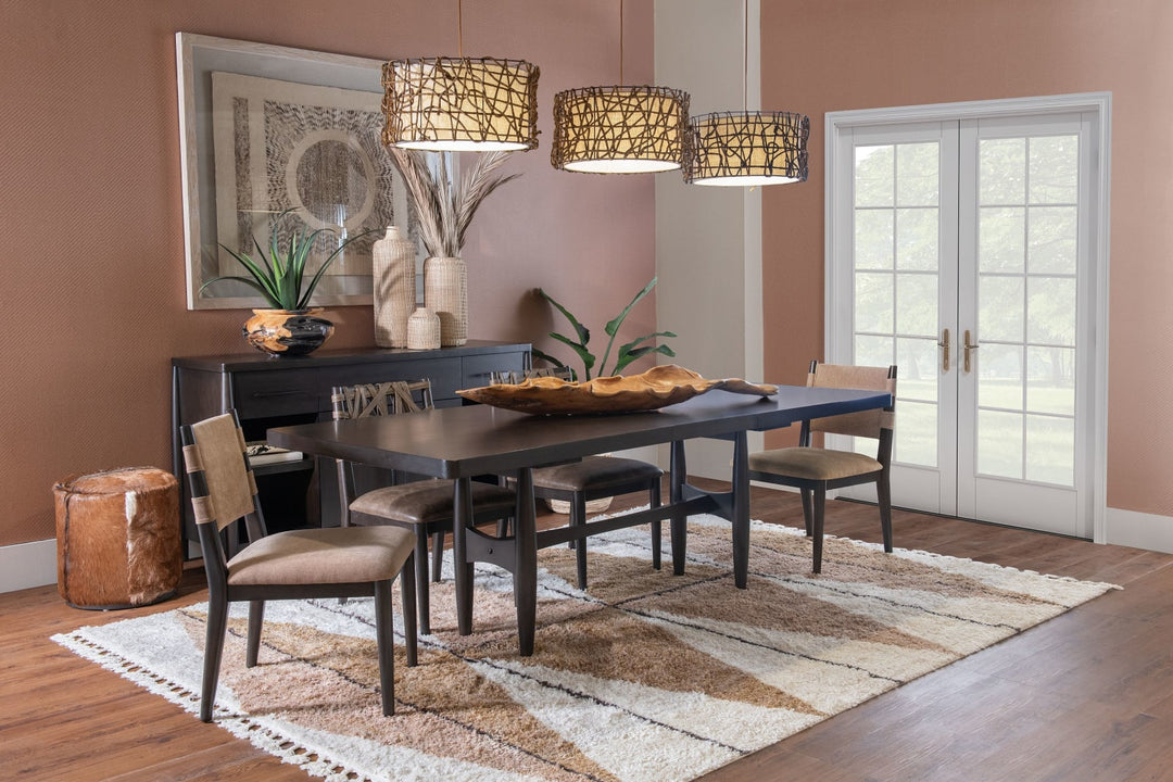 Koko Extendable Rectangular Dining Table in Minx – view 13