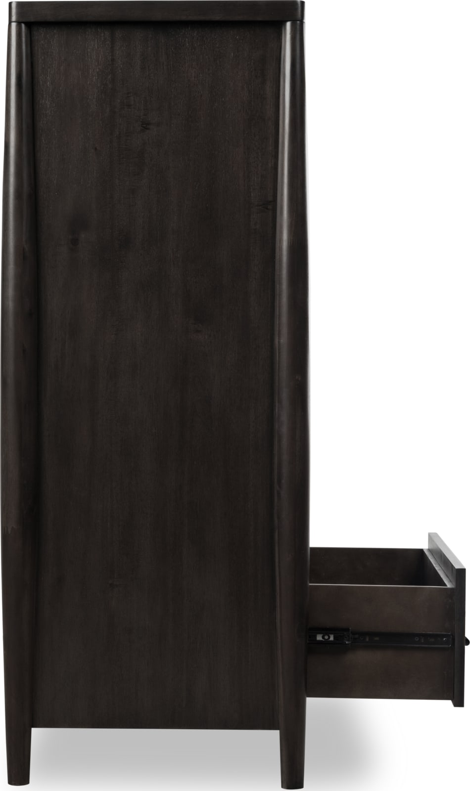 Koko Five Drawer Acacia Wood Chest in Minx – view 5